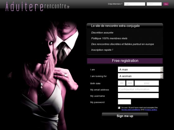 site web de rencontres extraconjugales